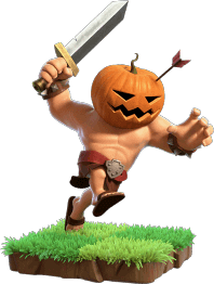 Pumpkin Barbarian - Clash of Clans