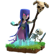 witch clash of clans drawing